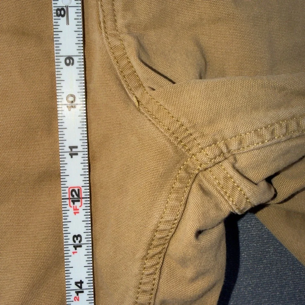 Carhartt Rugged Flex Relaxed Fit Canvas Work Shorts Tan BS2514-M Mens 38